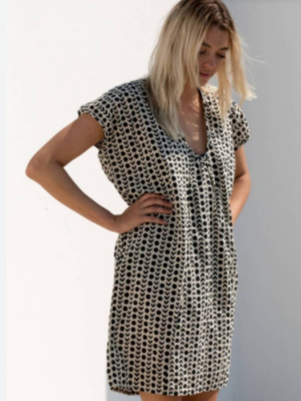 Mollusk California Guru Cotton Swim Cover Up Relaxed Fit Dress Size M